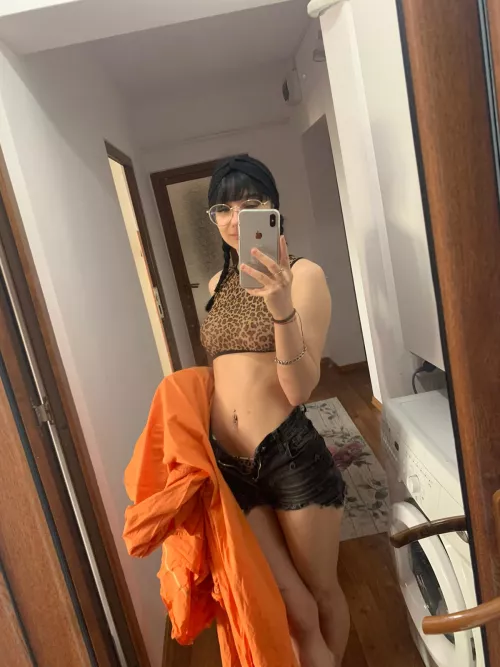 Stare at my tummy while I do chores [IMG]