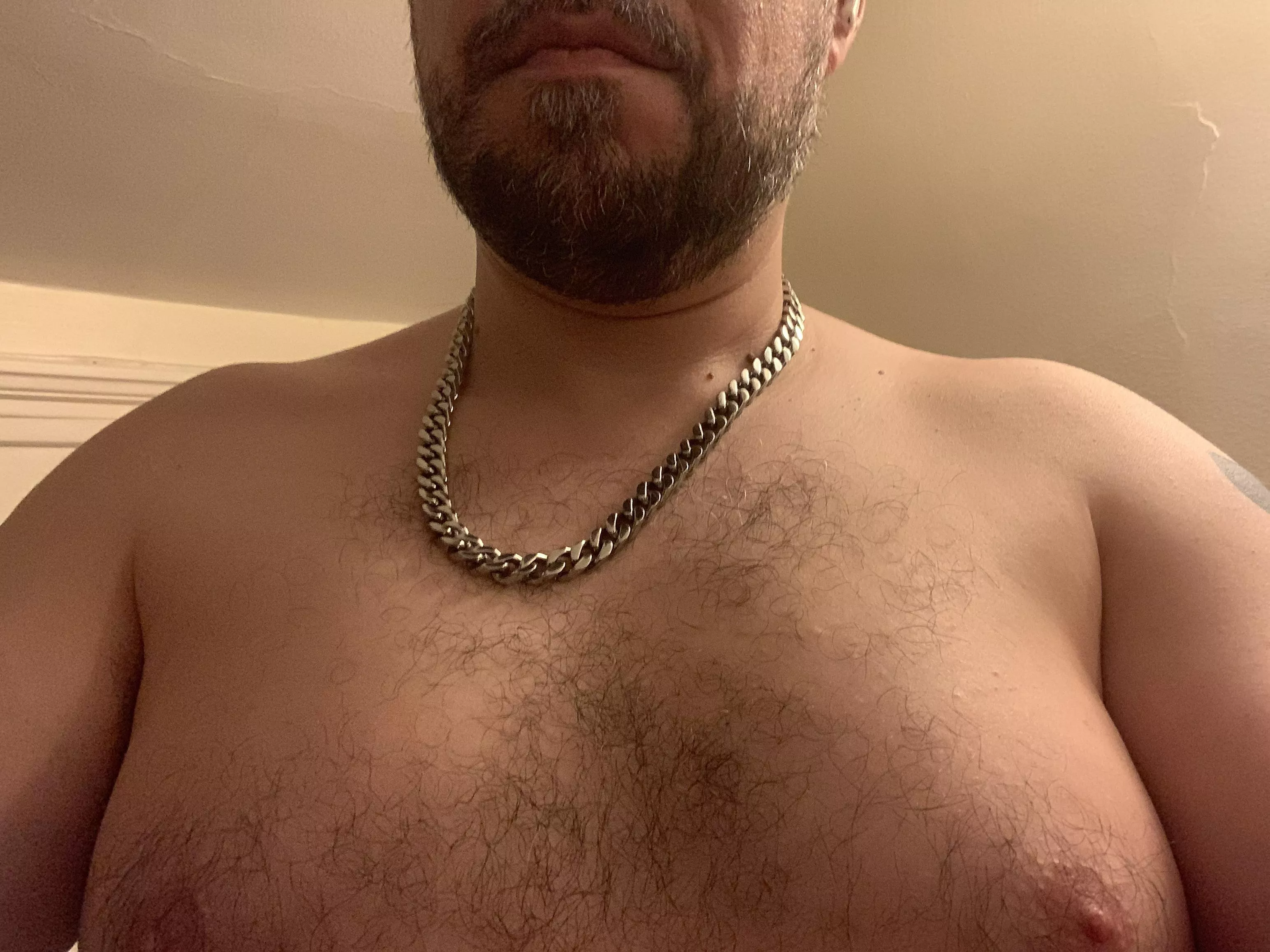 Suck on daddy’s tits!