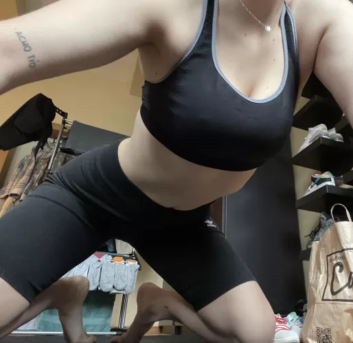 This is what my yoga mat sees.