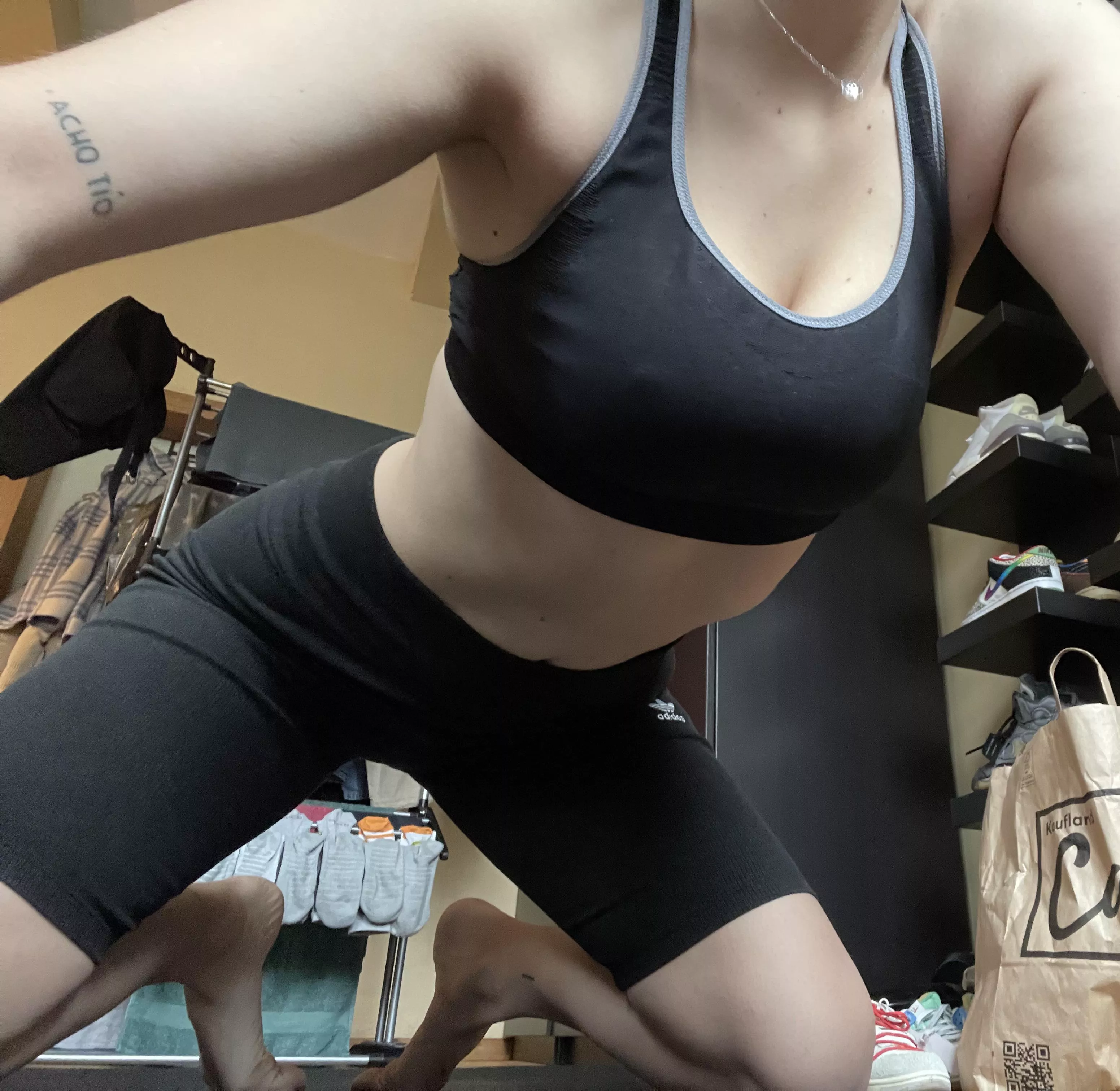 This is what my yoga mat sees.