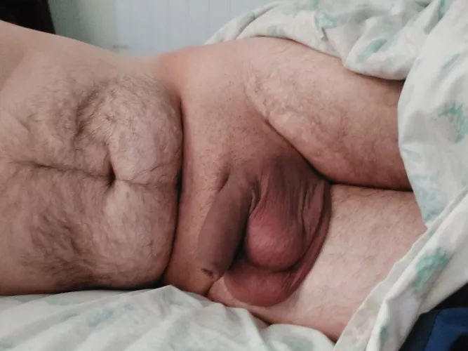 What my softie and big balls look like when I get out of bed