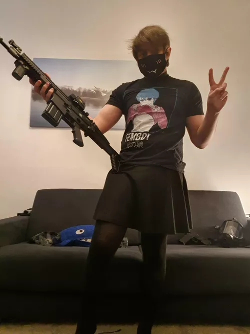 Are there any other femboys with a interest in firearms :3