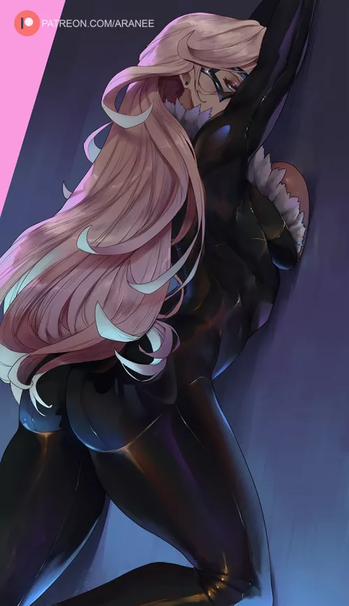 Black Cat Breasts Pressed Beauty (Araneesama ) [Marvel]