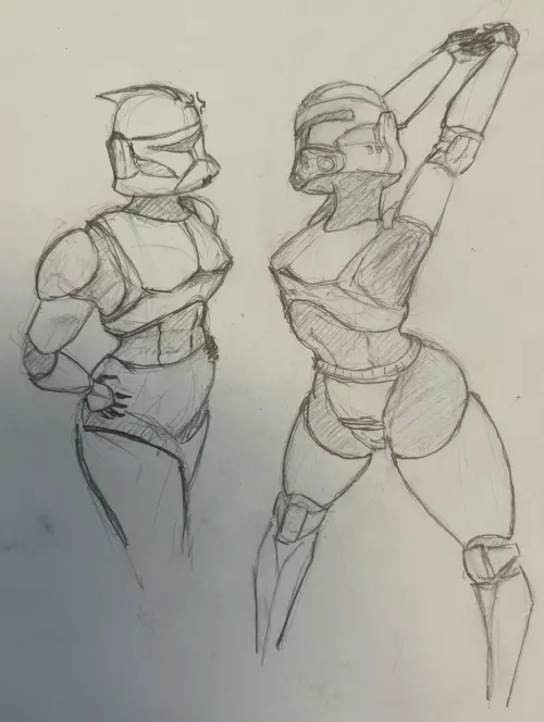 Clone trooper Phase 1 vs Phase 2 (Me)