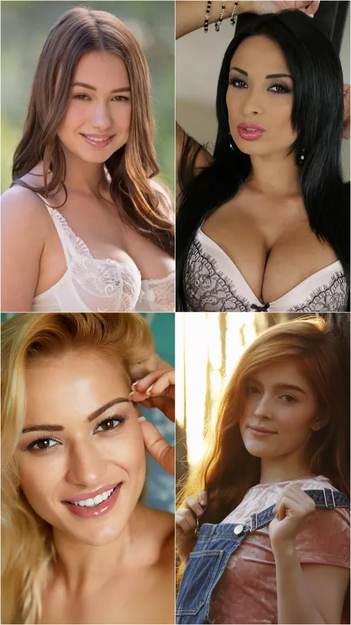 European championship of pornstars. Category: the most beautiful porn star. Group 1: Netherlands [Taylor Sands], France [Anissa Kate], Serbia [Cherry Kiss] & Russia [Jia Lissa]. Pick 2. The winners of all 4 groups plus the 2 runners-up with the most 