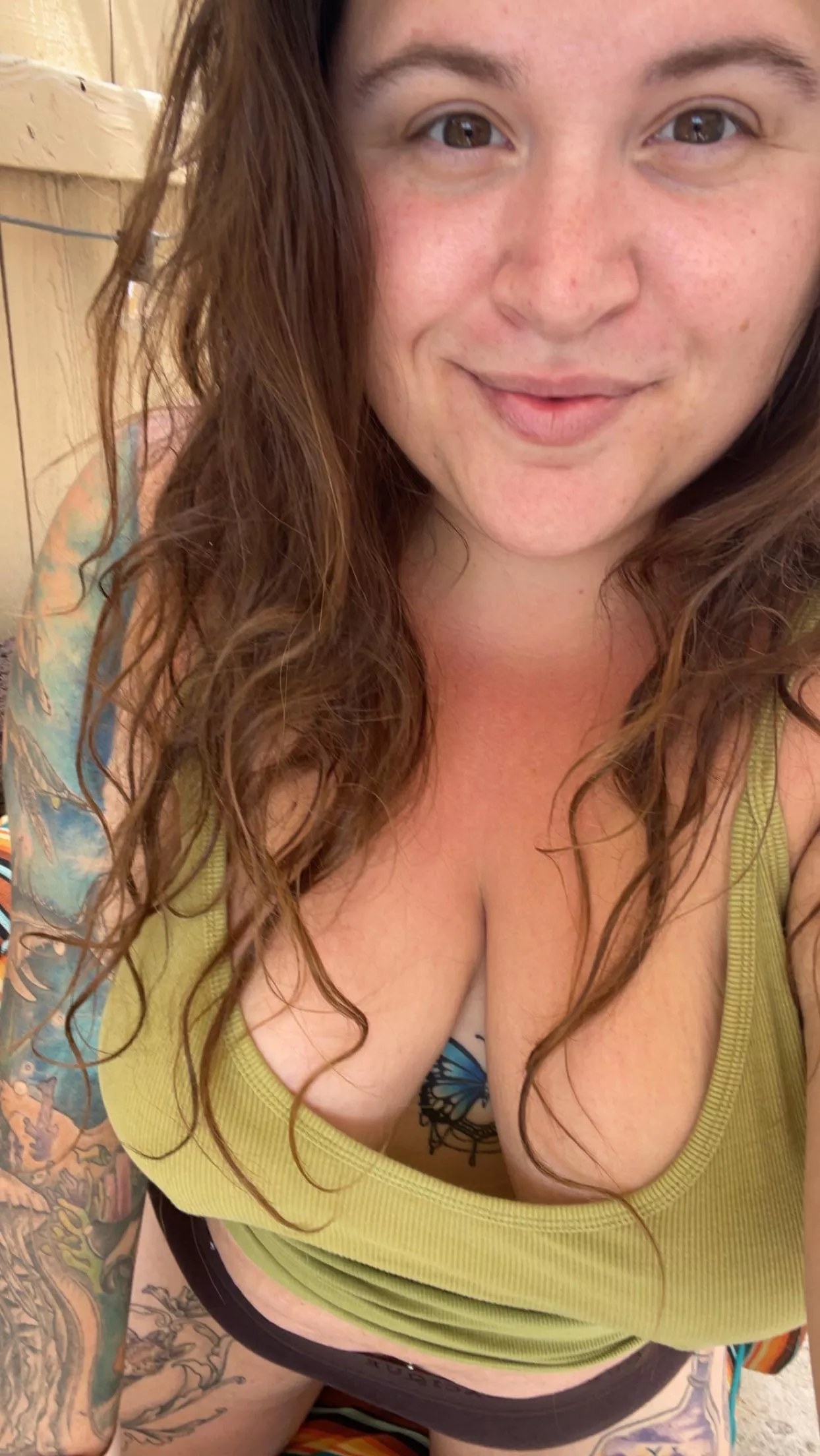 flirtatious bbw covered in tattoos