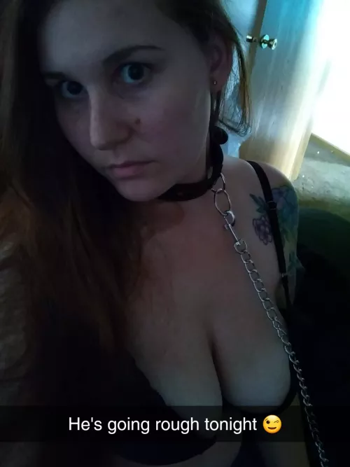 Girlfriend got a collar for her fuck buddy to use tonight, she said he might even bring a friend over so they can both use her 🥵 she's so excited and I'm stuck in chastity