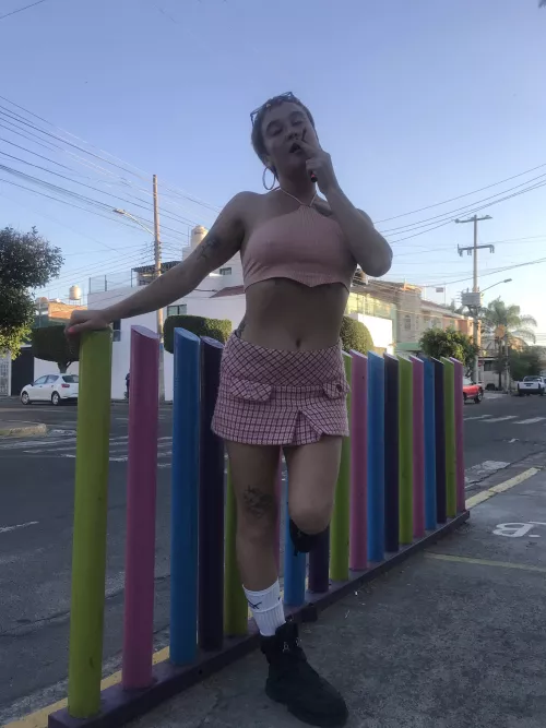 I love the glances I get when I go out like this