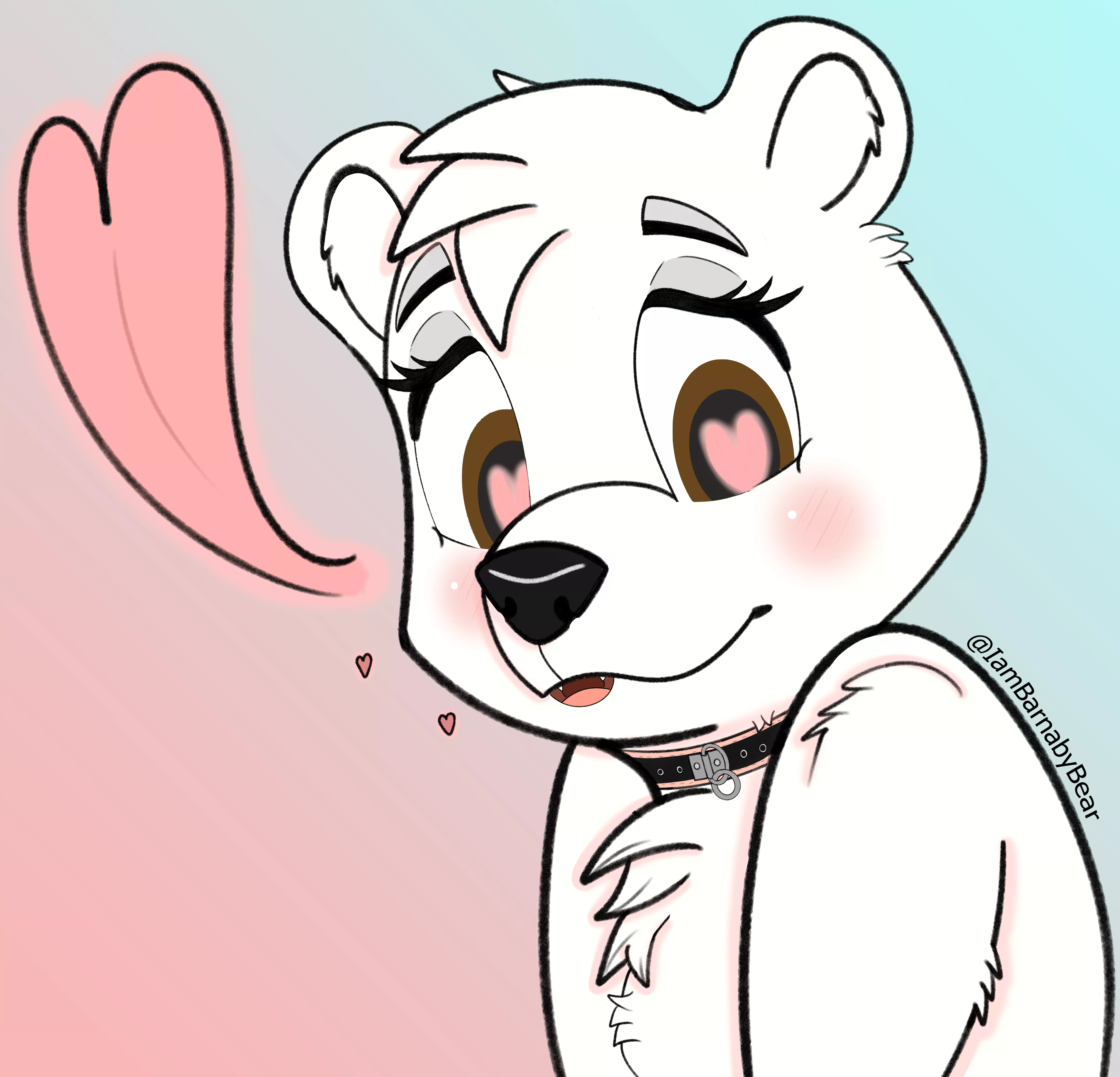 I've been really happy opening up more, so here's more feminine Barnaby doodle I worked on recently ♥️