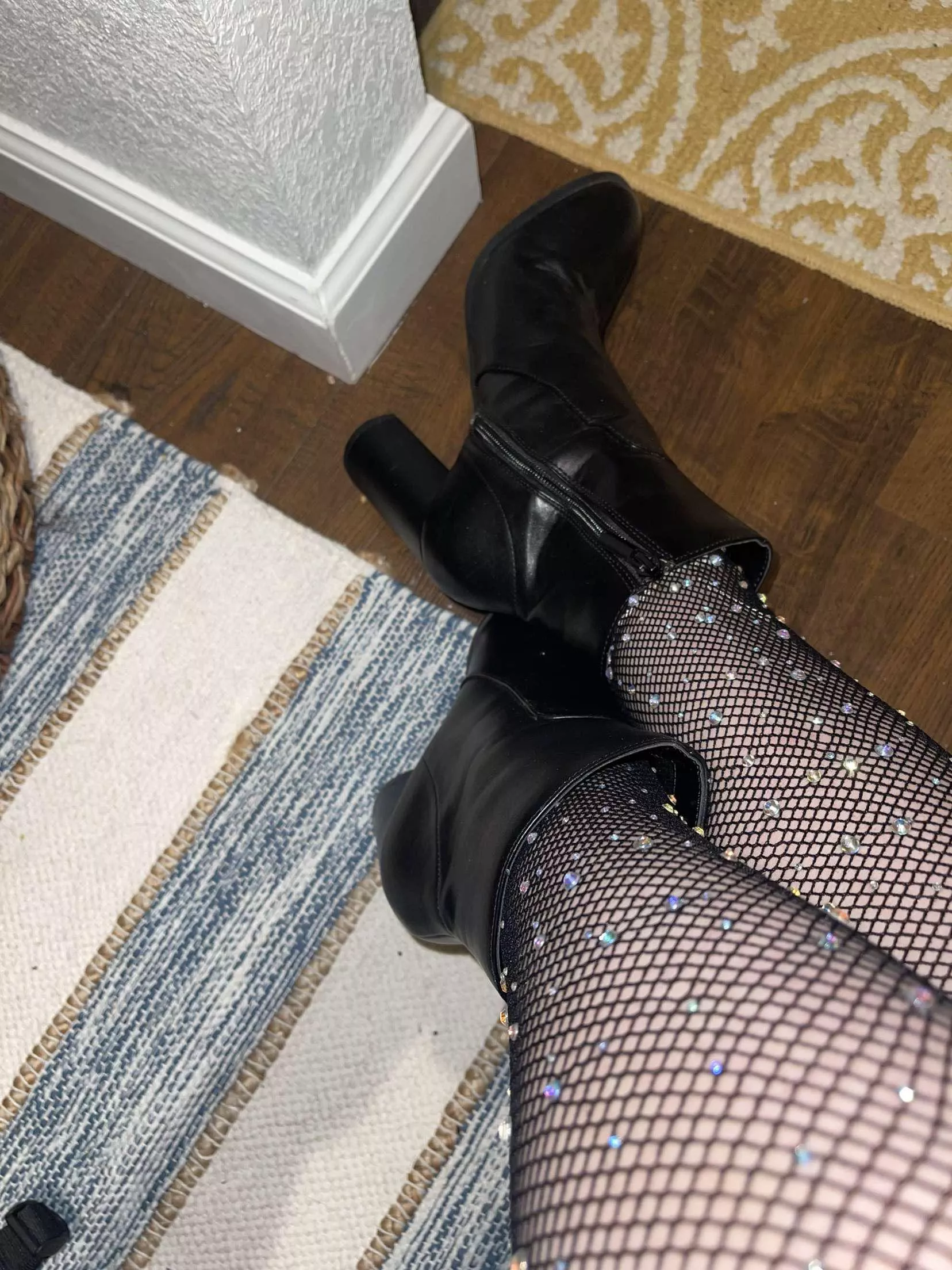 Let me step on you in my leather boots