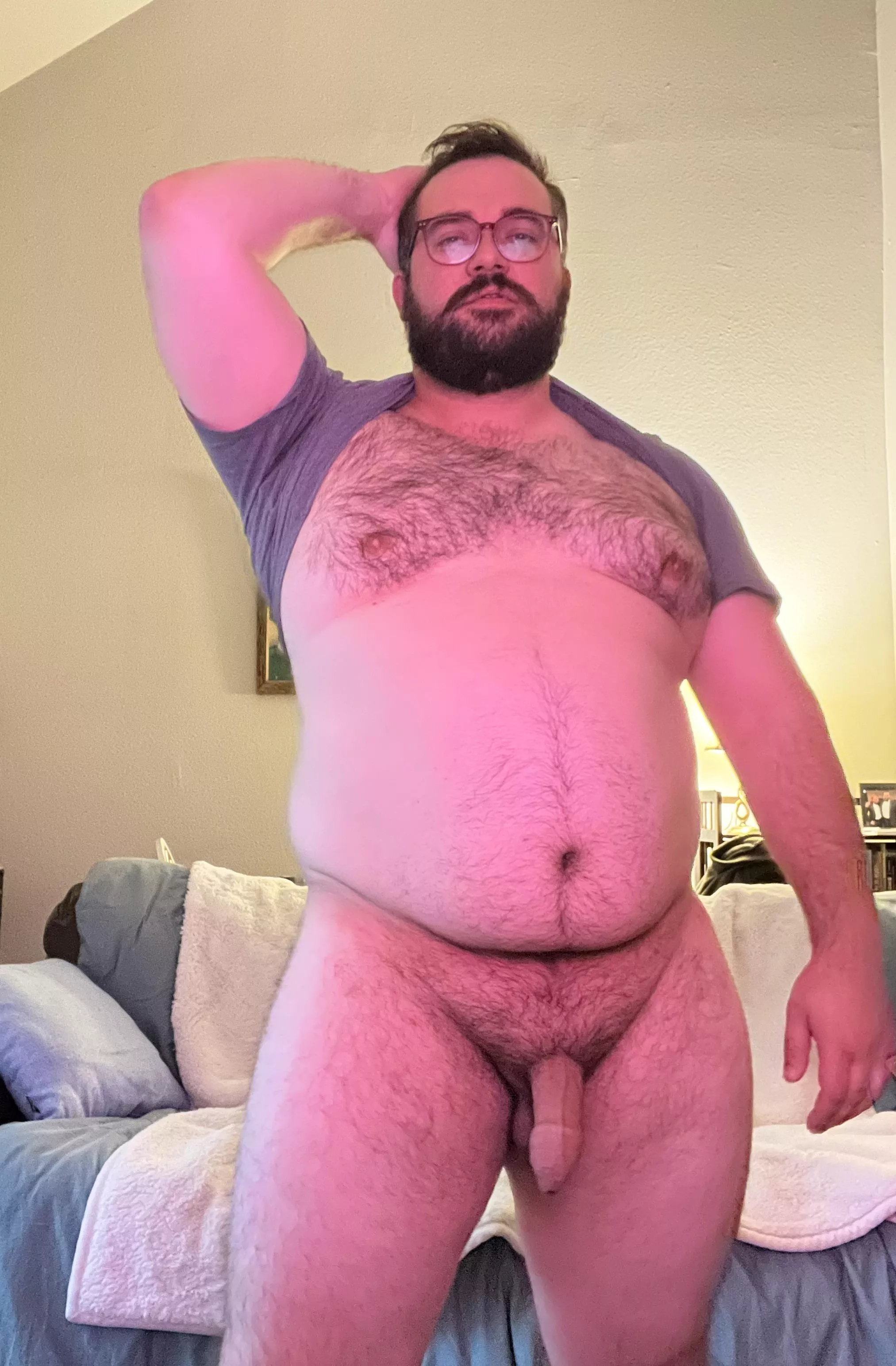 Mood lighting on a tight boner.