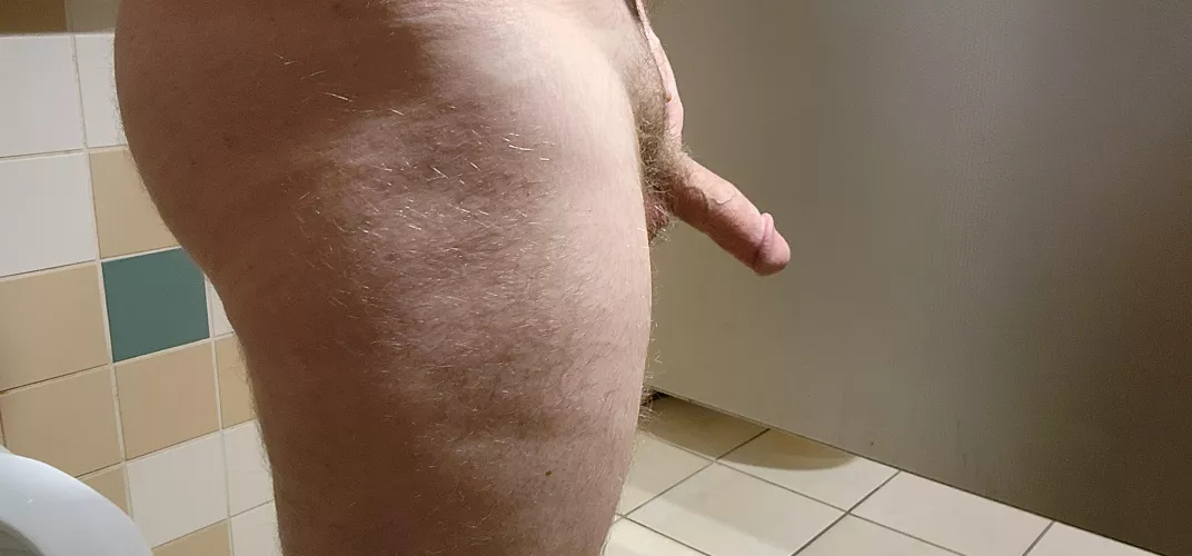 Should I cum in this public restroom