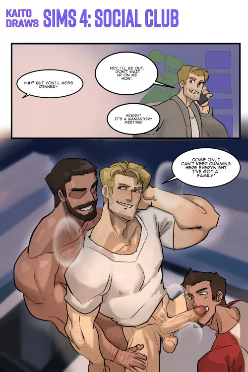 Sims 4 : Social Club (Artist: kaitobaras)