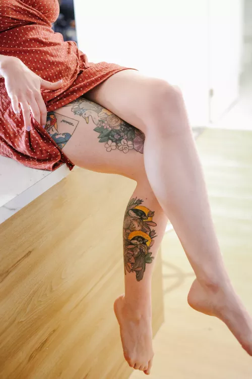The more tattoos I get, the more I love my legs...