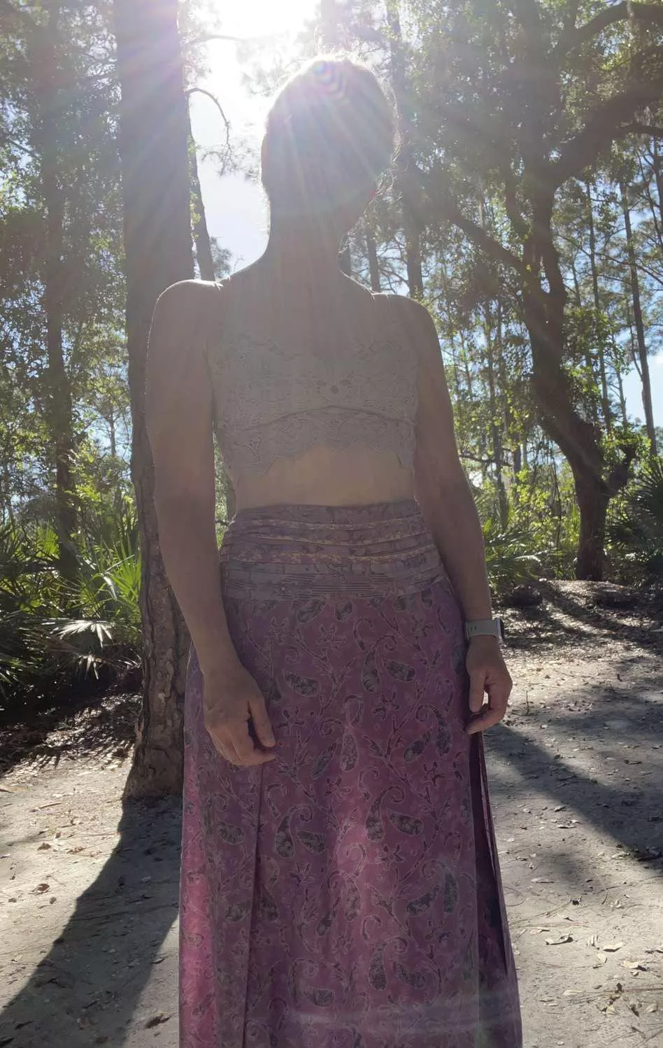 The Sun is always a good backlight