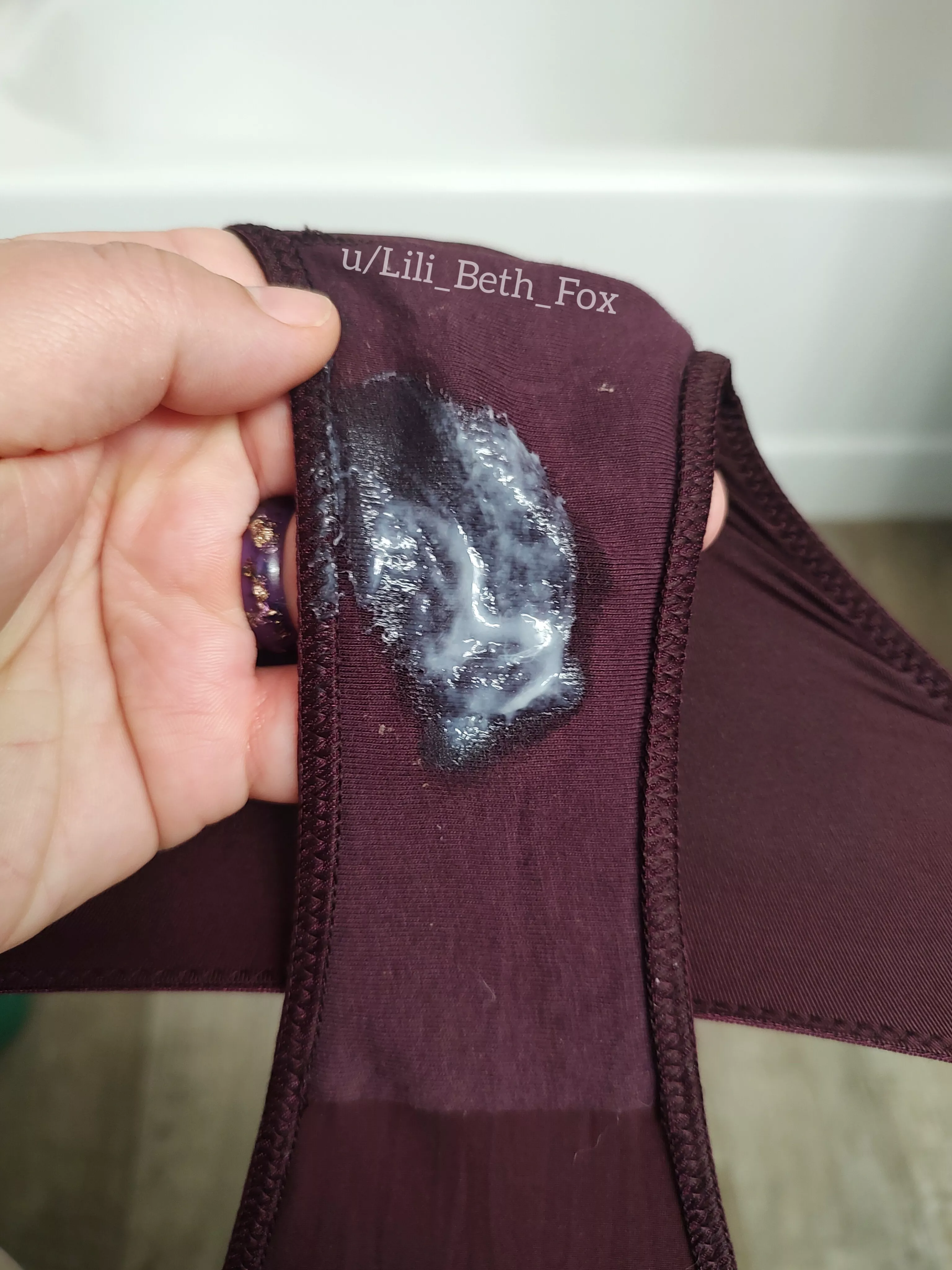 Thick white ovulation cream, and I'm only getting started! [OC]