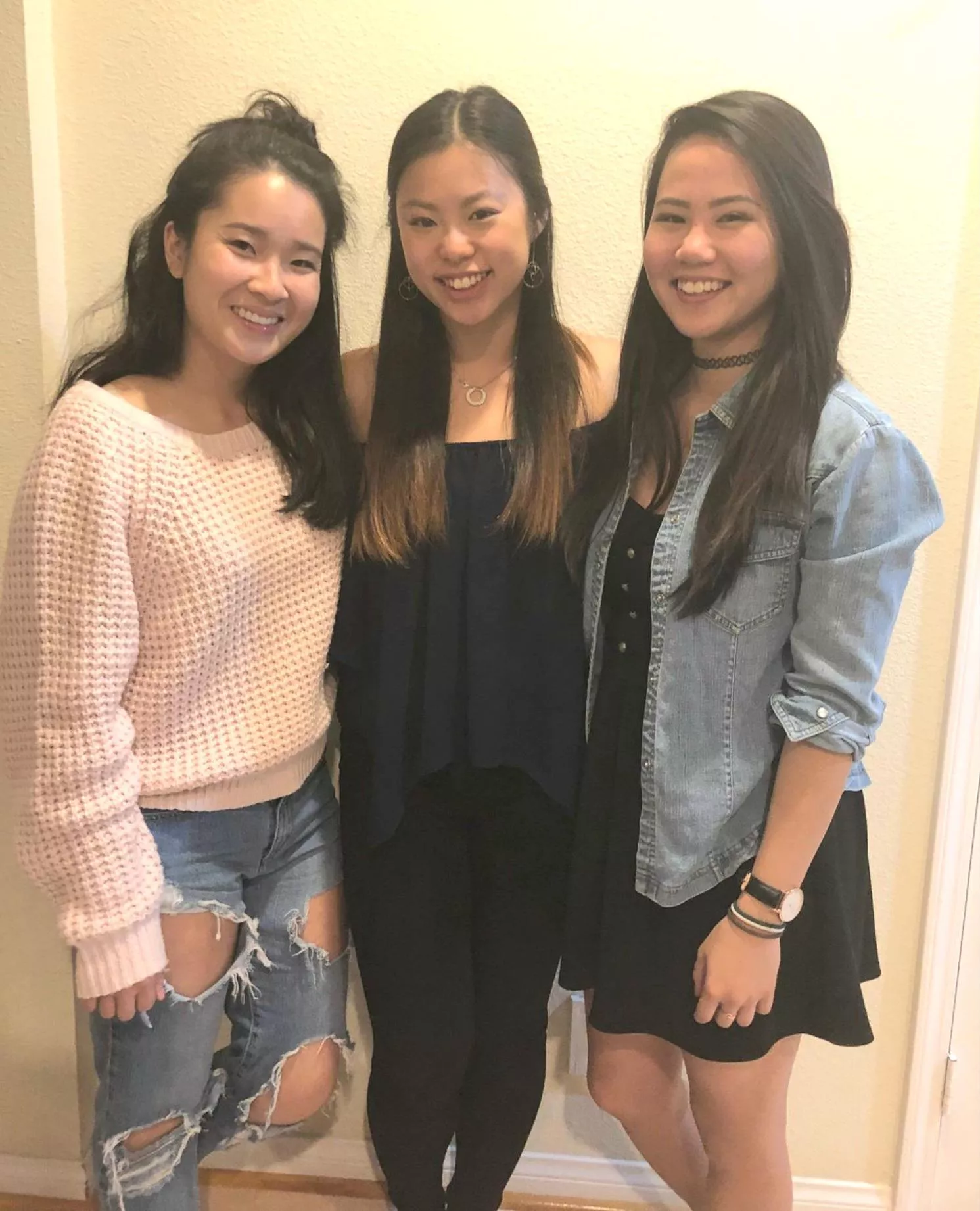 Three asian friends