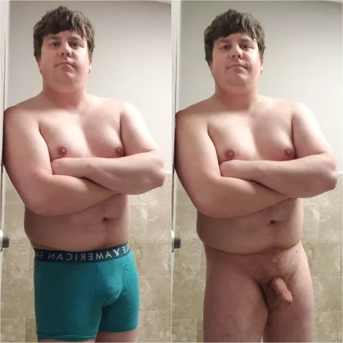 Underwear versus nude