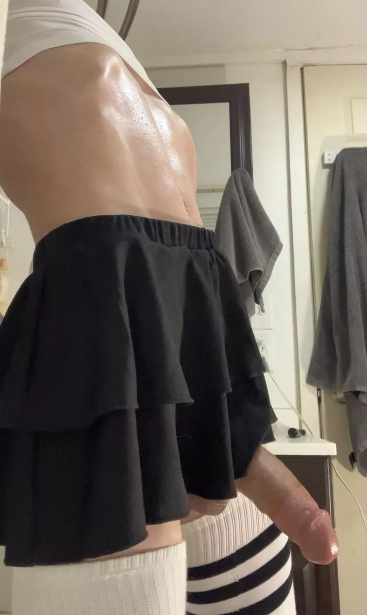 Would you reach under my skirt?