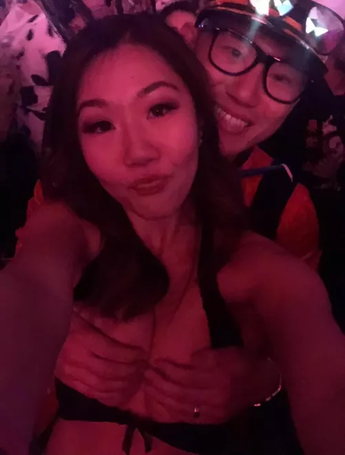 Another boob grab