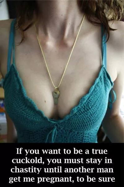 Better Get Use to Chastity.