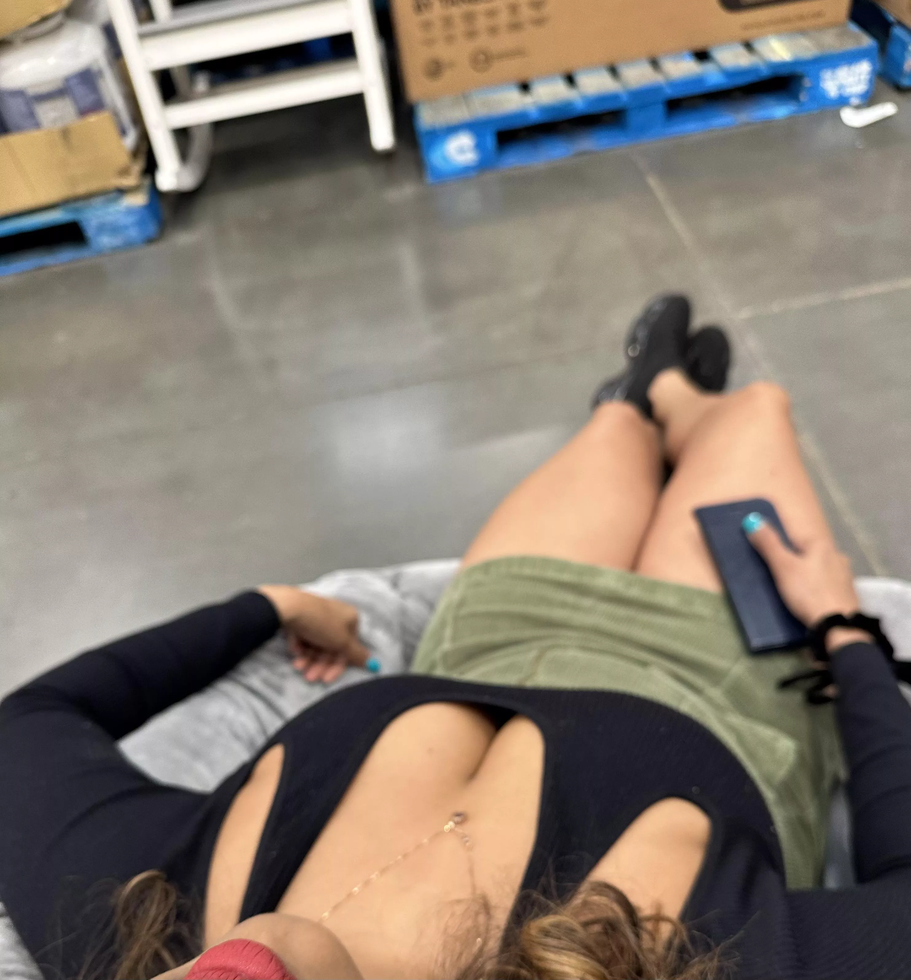 [F] Costco trips can be tiring..