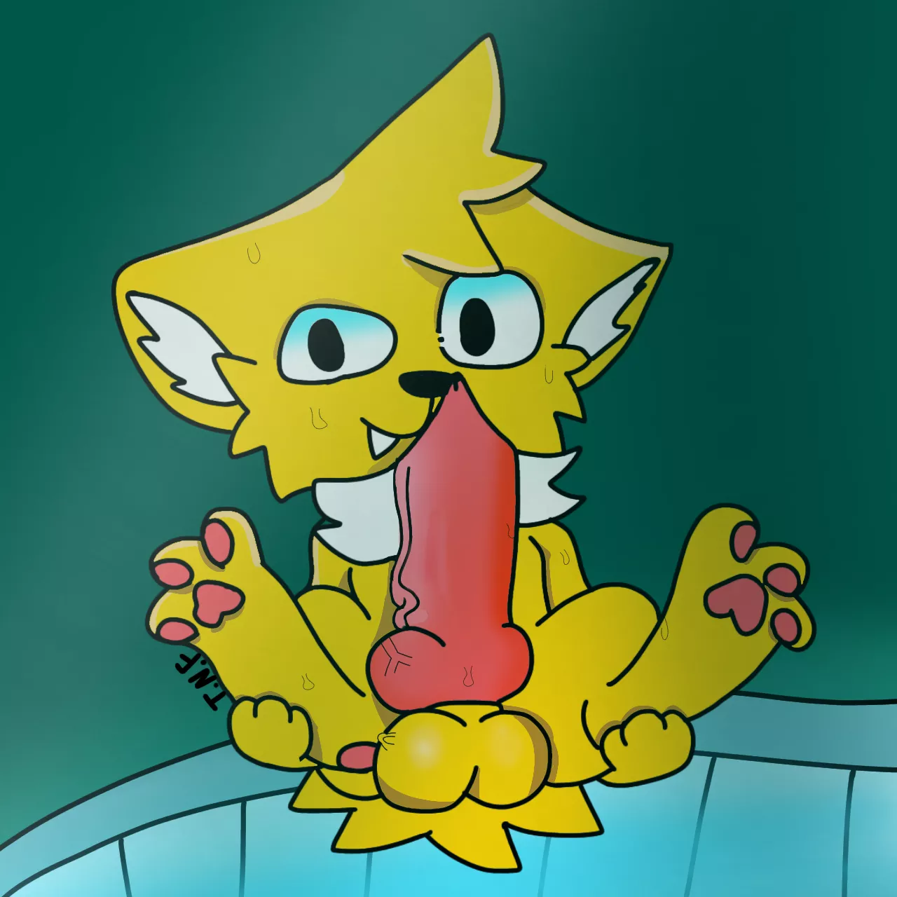 Fun in the spa (art by me)