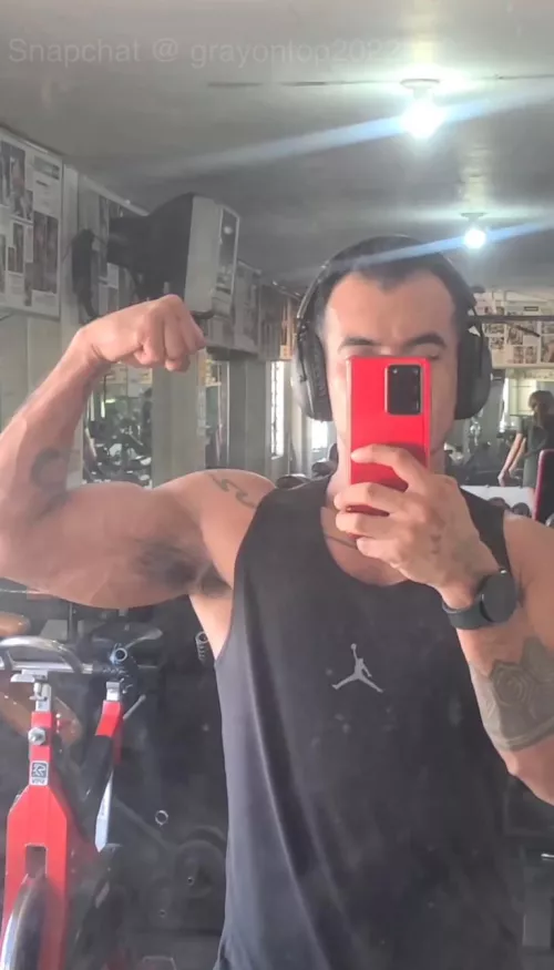 Gym sweat. Wanna sniff?