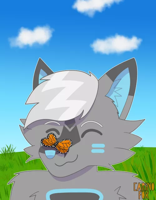 He made a little friend! (art by me)