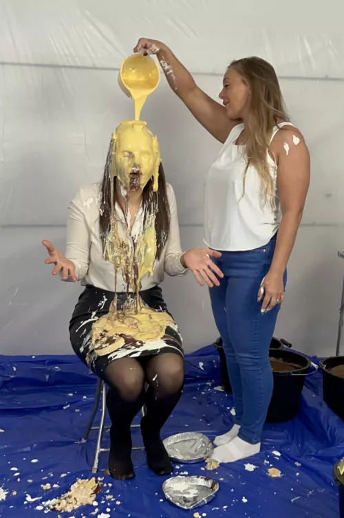 I can’t believe my PA had the nerve to cover me in custard and pie me during an office meeting!!! How humiliating!!