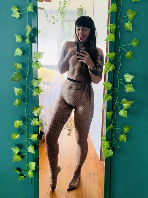 I found fishnets that fit me! [f]