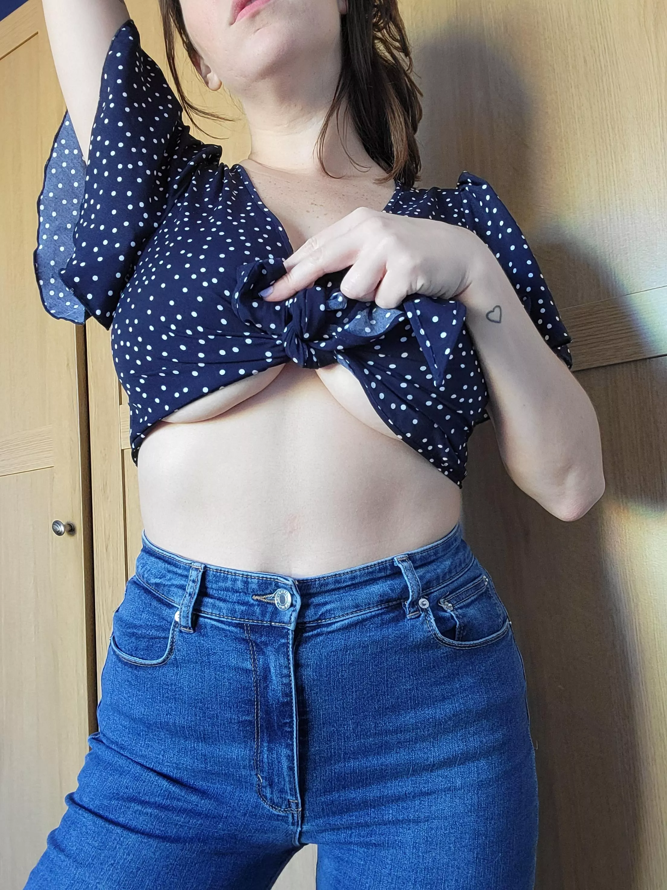 I have some melons under my blouse