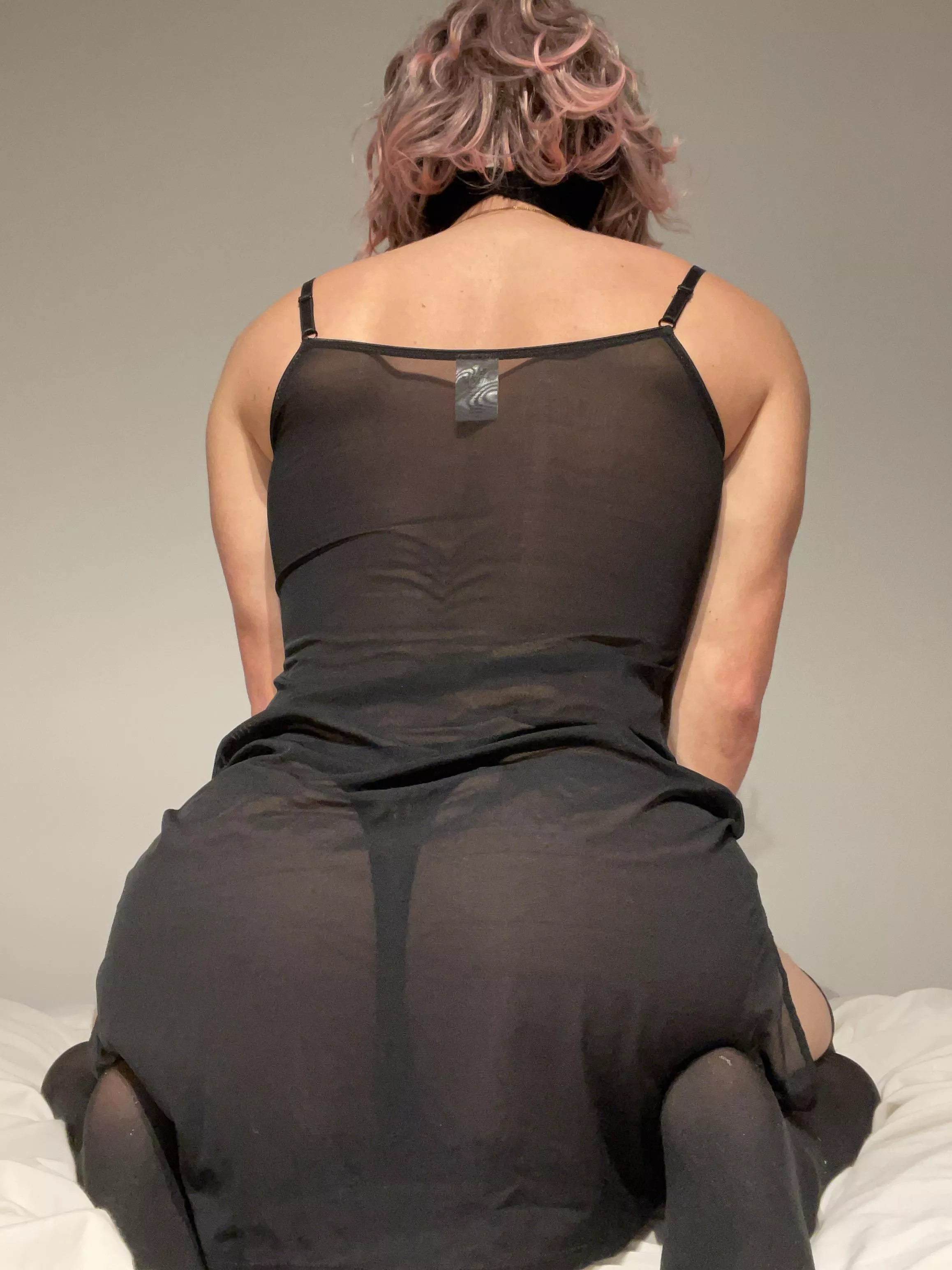 I hope my panties aren’t too visible…