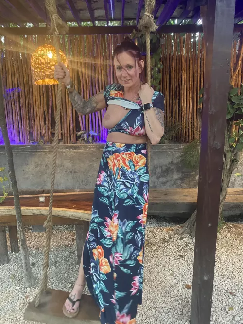 In a restaurant in Mexico