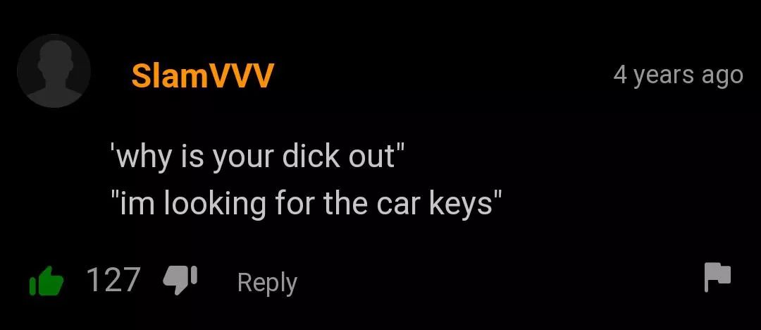 Lookin' for car keys