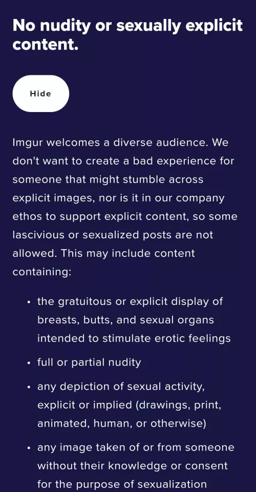 [News] Imgur ending NSFW support starting May 15th (Imgur)