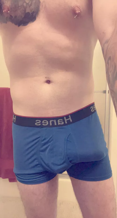 Nothing like undressing after work