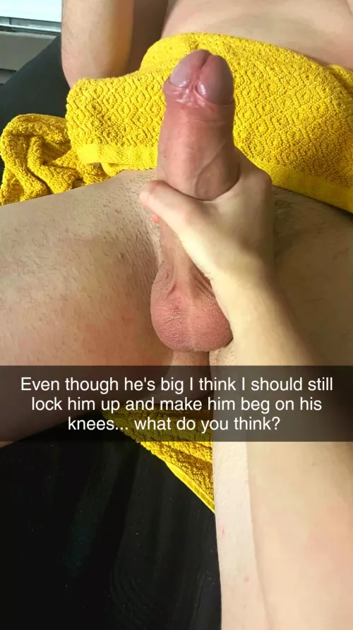 [OC] doesn't matter how hung he is, I can still make him my bitch 😘