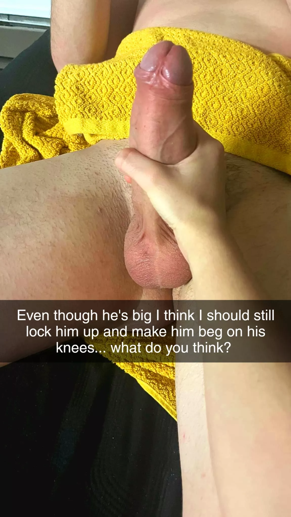 [OC] doesn't matter how hung he is, I can still make him my bitch 😘