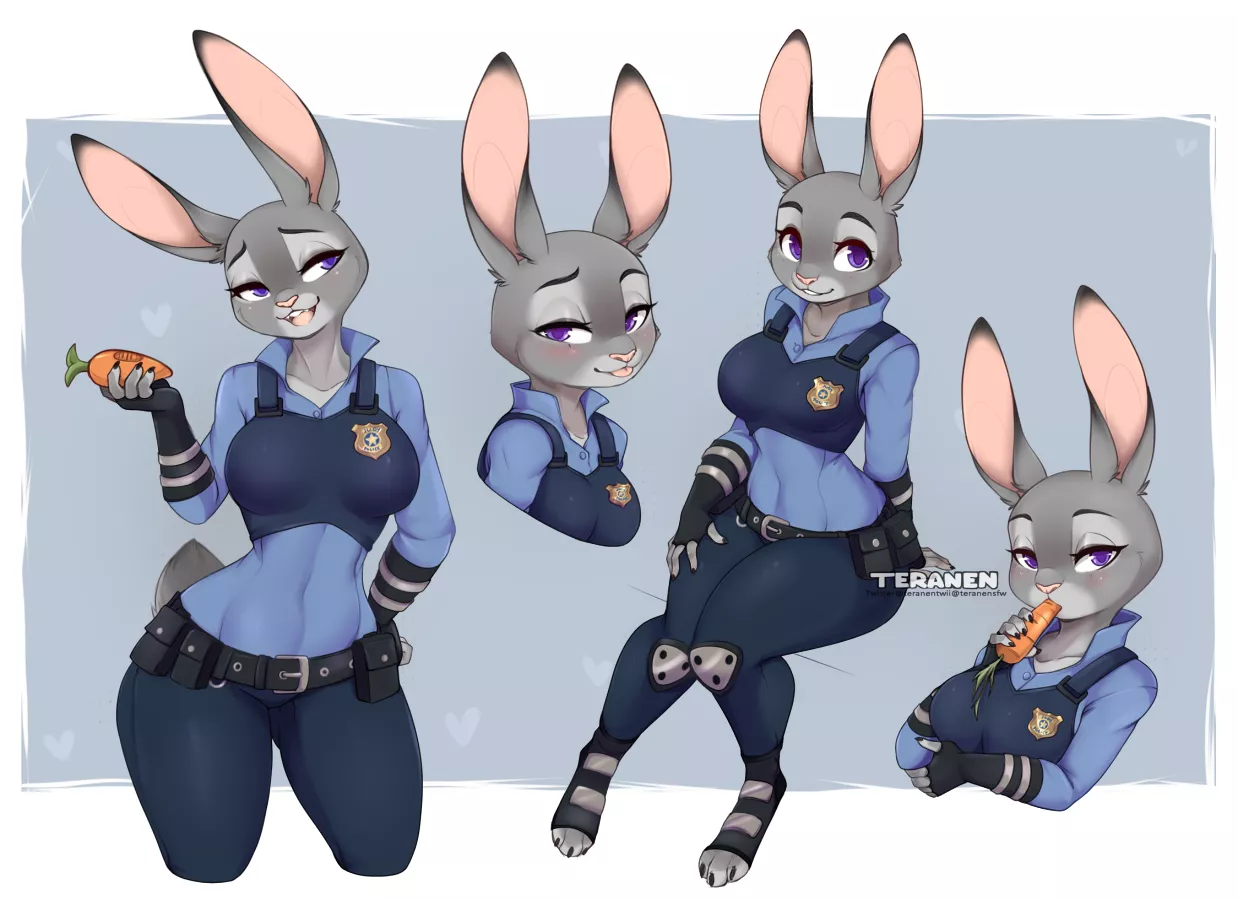 Officer Hopps Sheet by Teranen