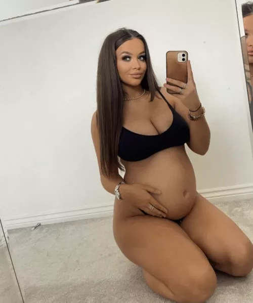 Pregnant teen