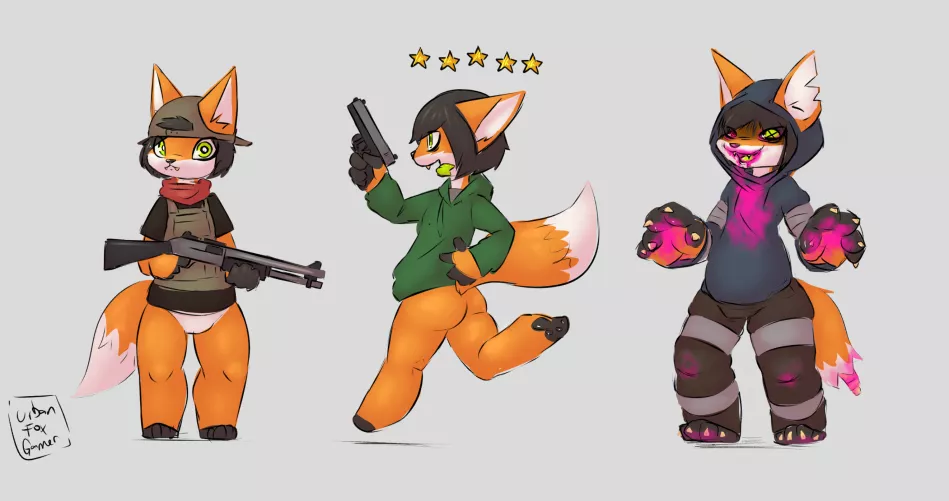 remade my old 2014 art [UrbanFoxGamer]
