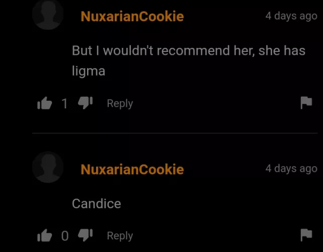 Who is ligma and what is candice