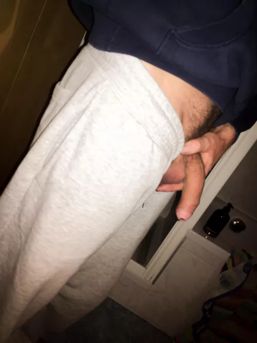 Would you suck my foreskin until i get hard?