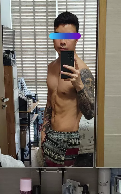 All ready for a session with daddy tonight...