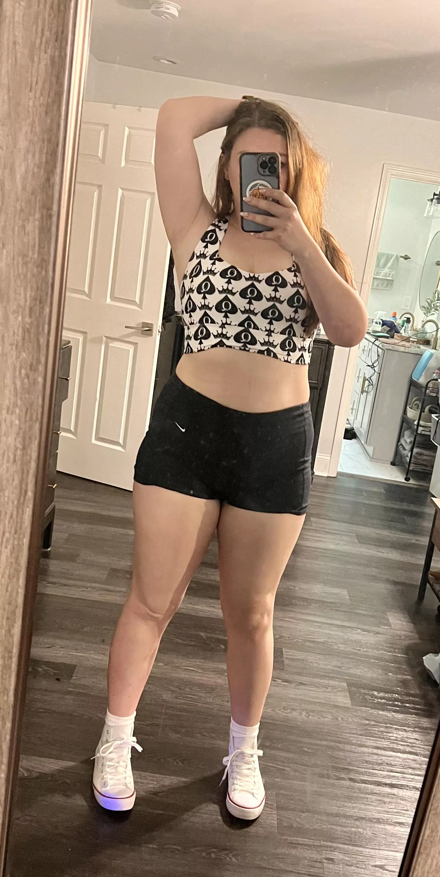 Do you think anyone will notice my sports bra at the gym today?