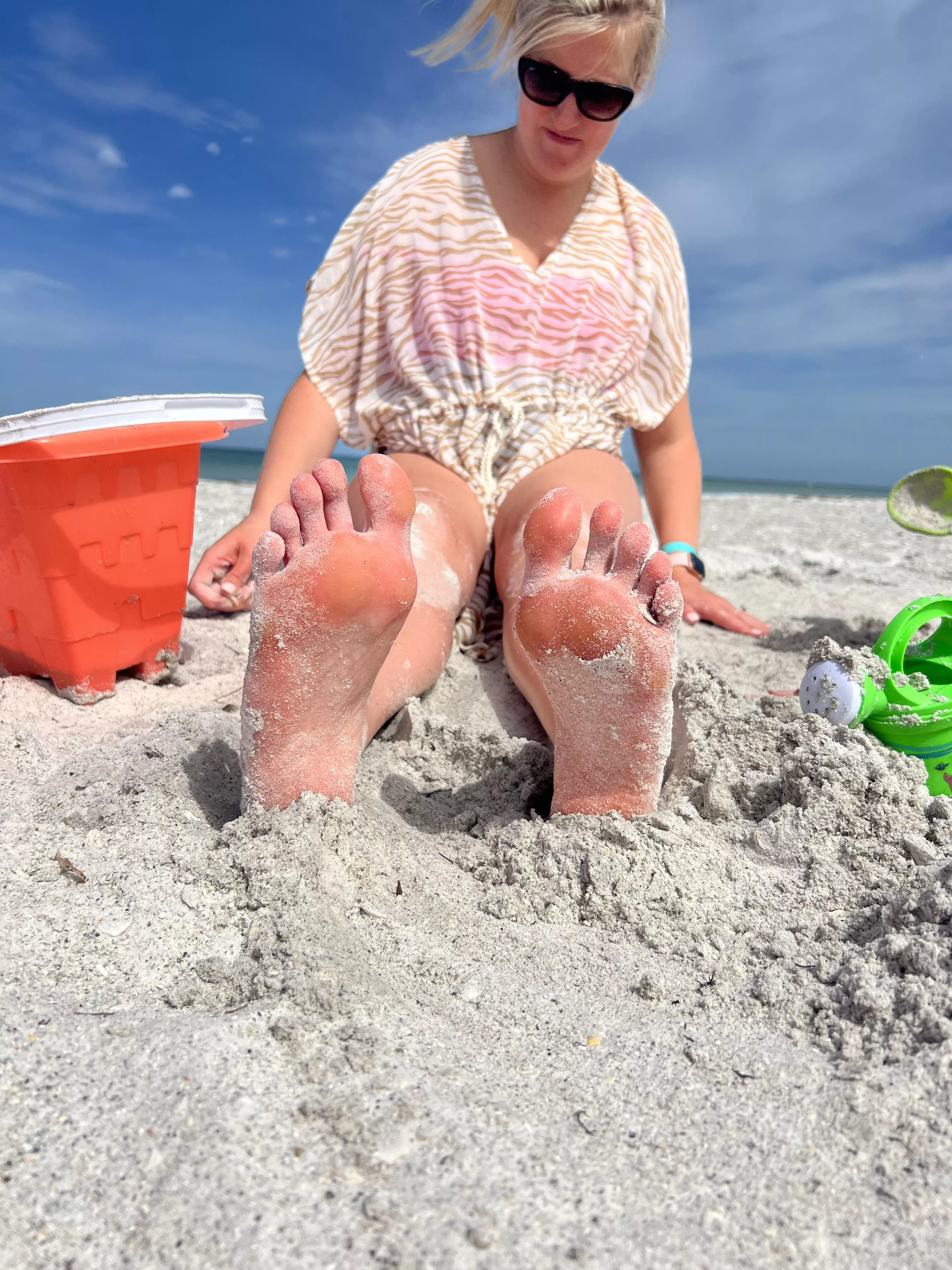 Do you want to bury me in the sand?