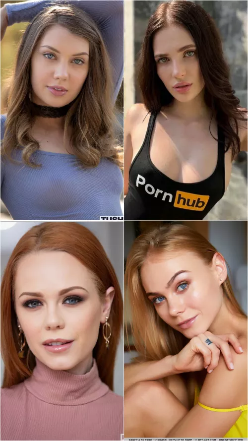 European championship of pornstars. Category: the most beautiful pornstar. Group 3: Russia [Elena Koshka], Latvia [Reislin], UK [Ella Hughes] & Ukraine [Nancy Ace]. Pick 2.