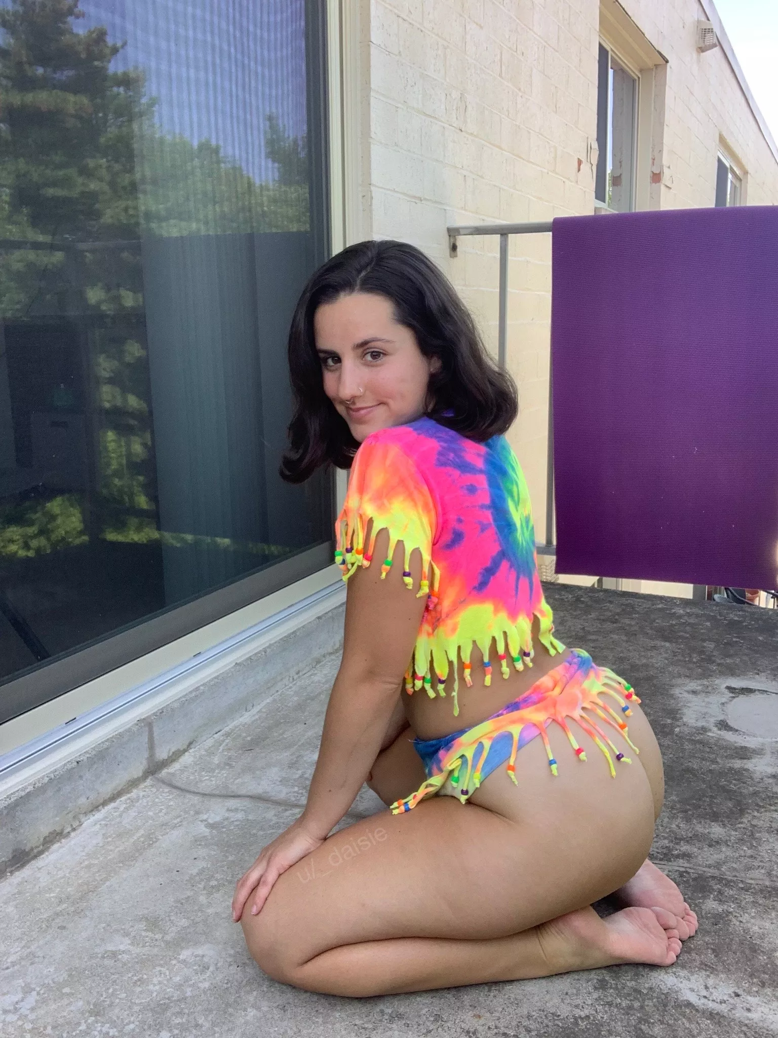 first post, here's my tie dye underbun :)