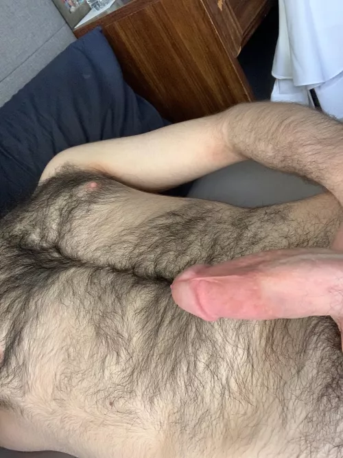 Hairy 21 yo needs a twink to jerk with hmu